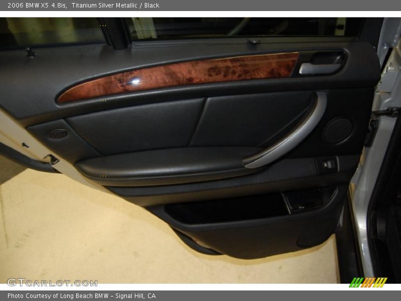 Titanium Silver Metallic / Black 2006 BMW X5 4.8is