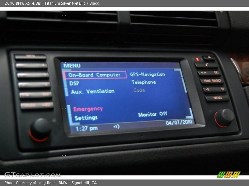 Titanium Silver Metallic / Black 2006 BMW X5 4.8is