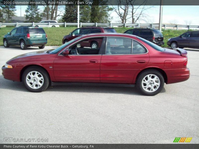 Ruby Red Metallic / Dark Gray 2000 Oldsmobile Intrigue GL