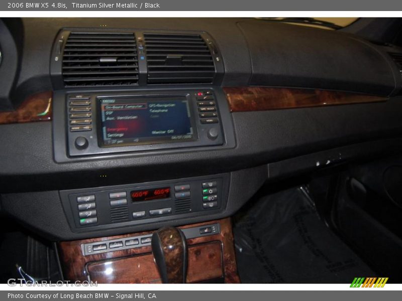 Titanium Silver Metallic / Black 2006 BMW X5 4.8is