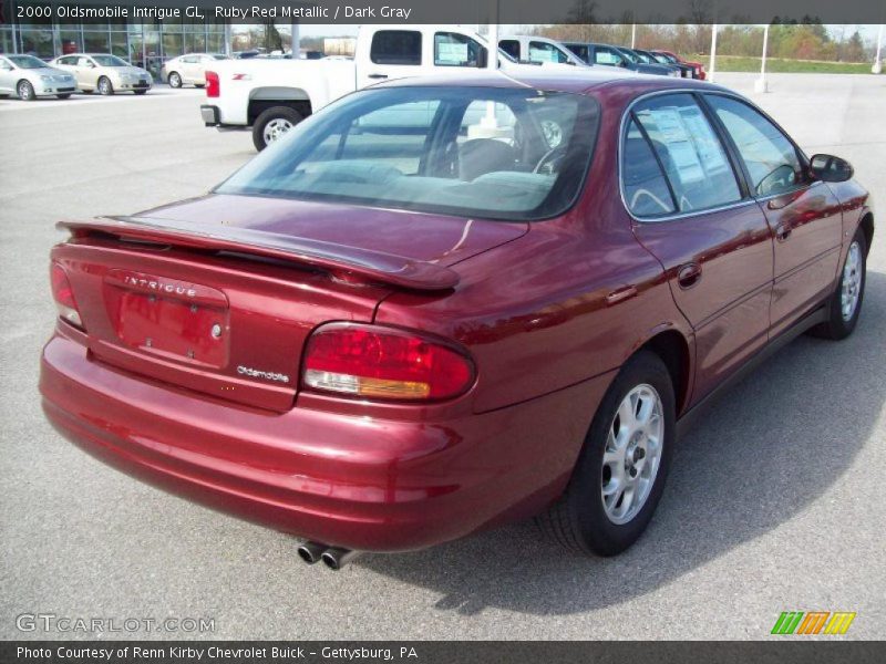 Ruby Red Metallic / Dark Gray 2000 Oldsmobile Intrigue GL