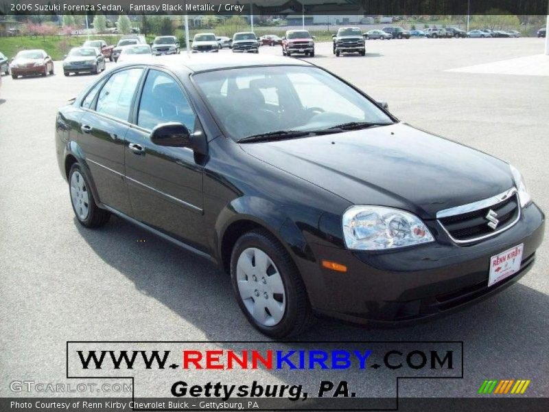 Fantasy Black Metallic / Grey 2006 Suzuki Forenza Sedan