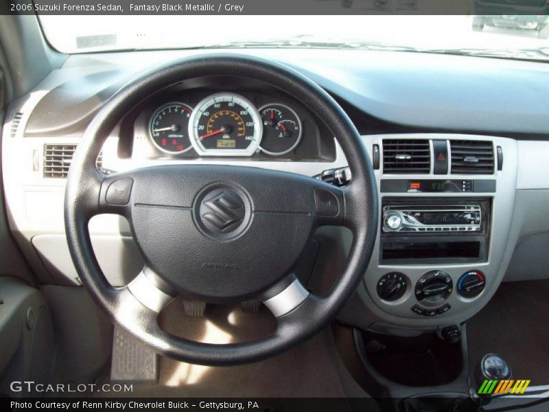 Fantasy Black Metallic / Grey 2006 Suzuki Forenza Sedan