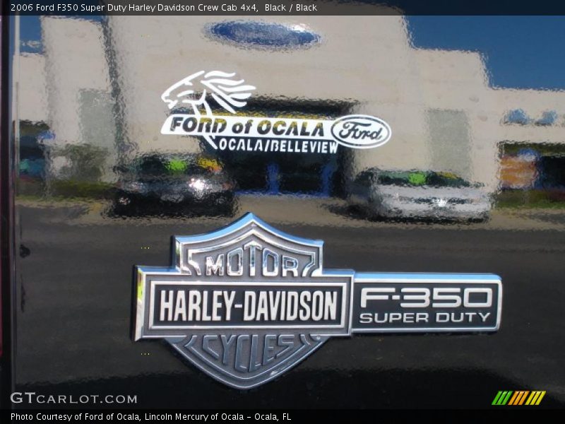 Black / Black 2006 Ford F350 Super Duty Harley Davidson Crew Cab 4x4