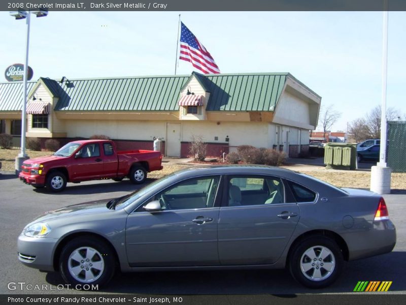 Dark Silver Metallic / Gray 2008 Chevrolet Impala LT