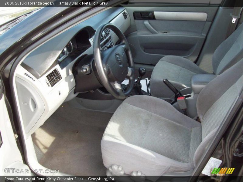 Fantasy Black Metallic / Grey 2006 Suzuki Forenza Sedan