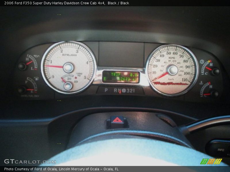 Black / Black 2006 Ford F350 Super Duty Harley Davidson Crew Cab 4x4