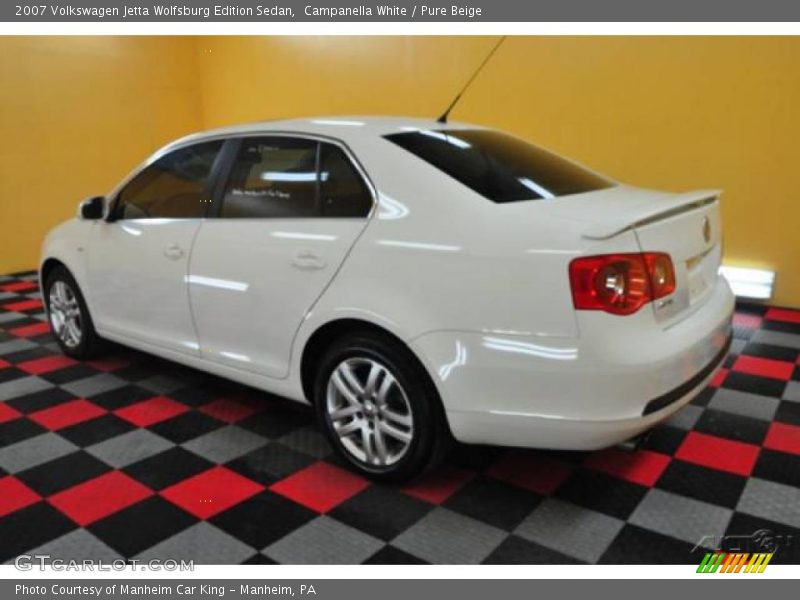 Campanella White / Pure Beige 2007 Volkswagen Jetta Wolfsburg Edition Sedan