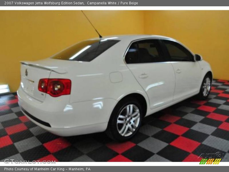 Campanella White / Pure Beige 2007 Volkswagen Jetta Wolfsburg Edition Sedan