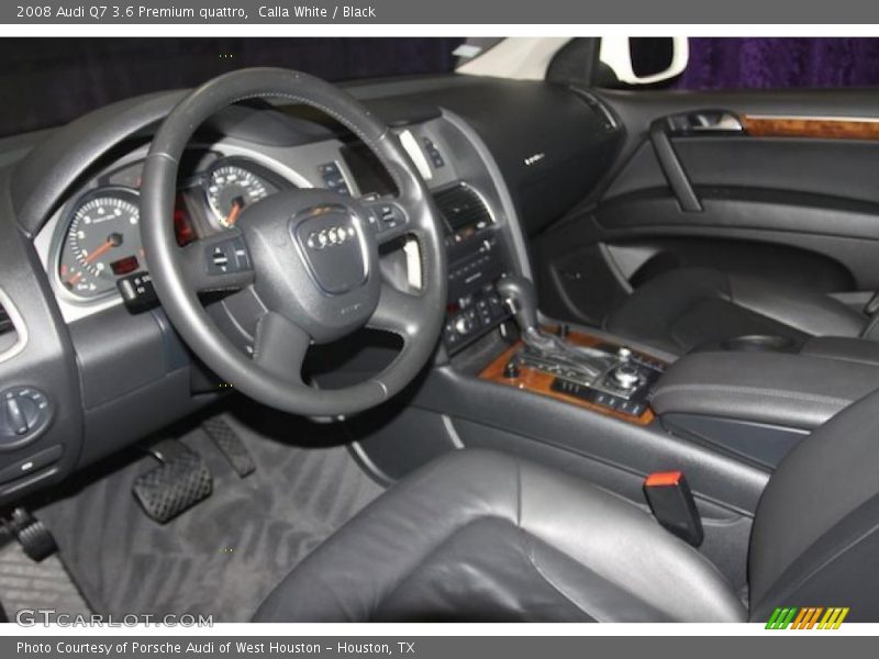 Calla White / Black 2008 Audi Q7 3.6 Premium quattro