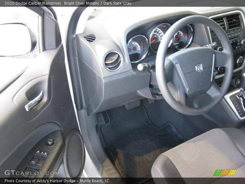 Bright Silver Metallic / Dark Slate Gray 2010 Dodge Caliber Mainstreet