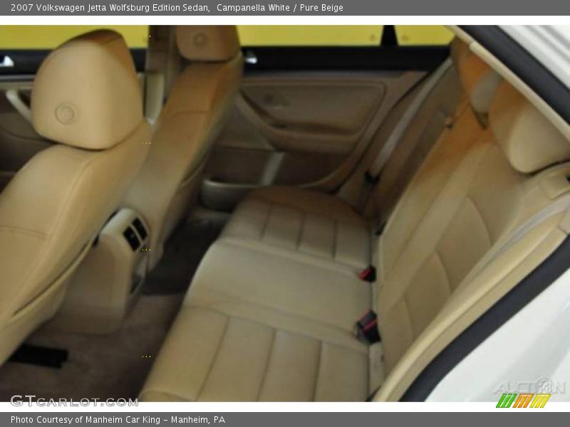 Campanella White / Pure Beige 2007 Volkswagen Jetta Wolfsburg Edition Sedan