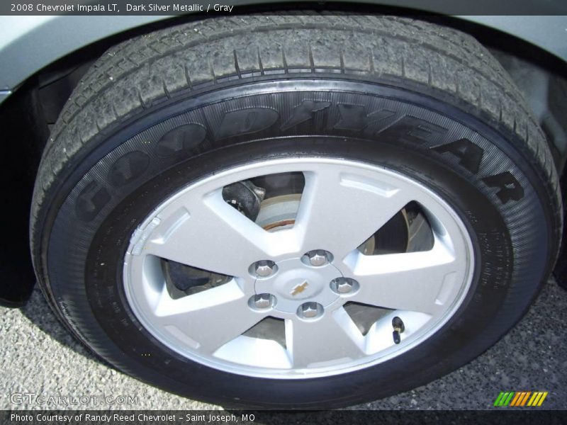 Dark Silver Metallic / Gray 2008 Chevrolet Impala LT