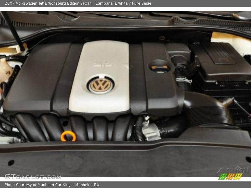 Campanella White / Pure Beige 2007 Volkswagen Jetta Wolfsburg Edition Sedan