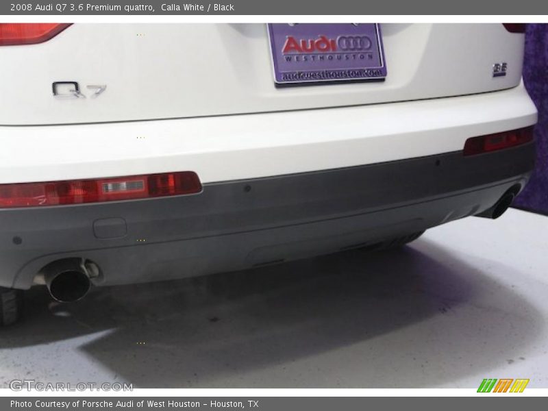 Calla White / Black 2008 Audi Q7 3.6 Premium quattro