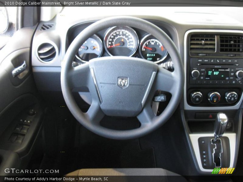 Bright Silver Metallic / Dark Slate Gray 2010 Dodge Caliber Mainstreet