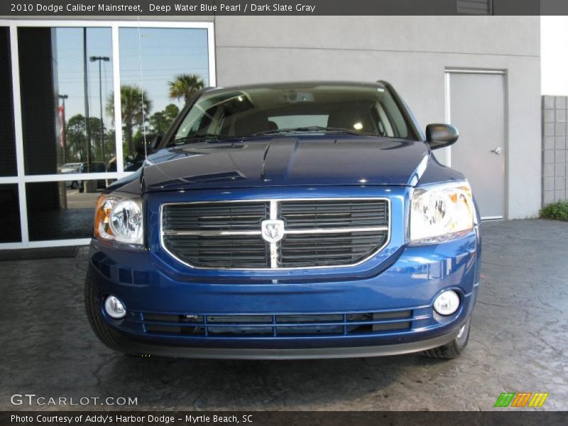 Deep Water Blue Pearl / Dark Slate Gray 2010 Dodge Caliber Mainstreet