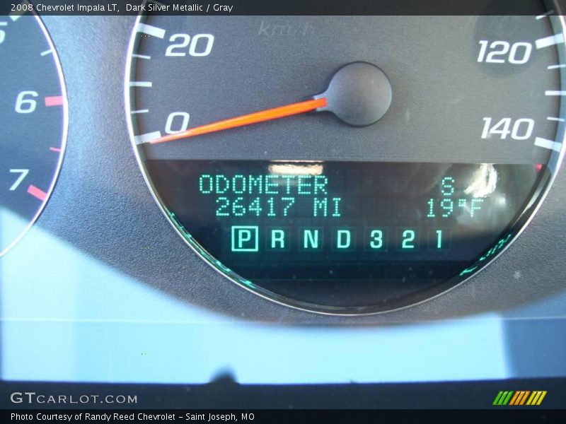 Dark Silver Metallic / Gray 2008 Chevrolet Impala LT