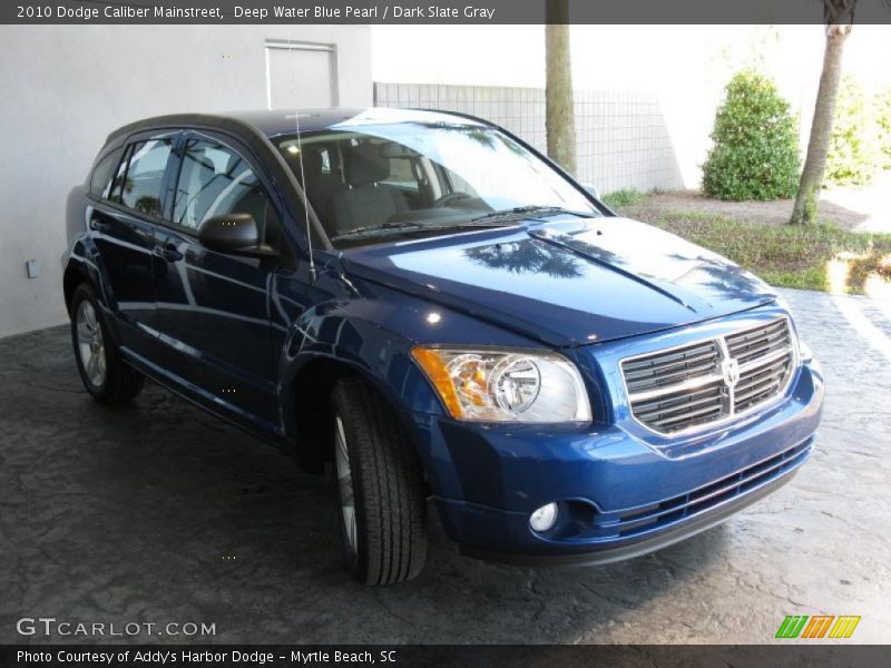 Deep Water Blue Pearl / Dark Slate Gray 2010 Dodge Caliber Mainstreet