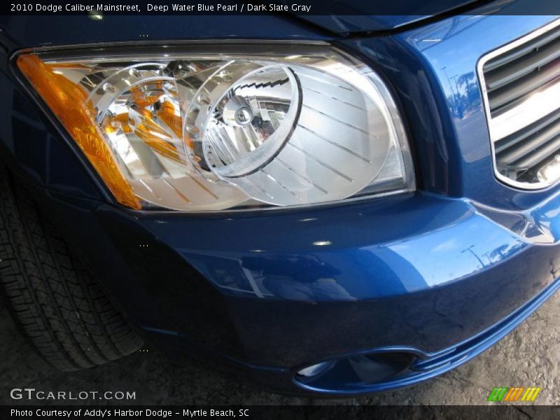 Deep Water Blue Pearl / Dark Slate Gray 2010 Dodge Caliber Mainstreet