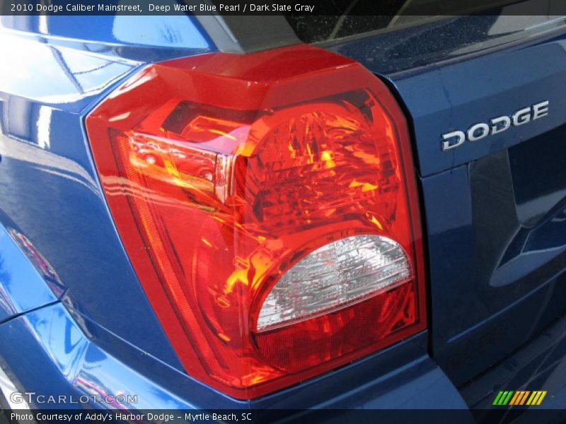 Deep Water Blue Pearl / Dark Slate Gray 2010 Dodge Caliber Mainstreet