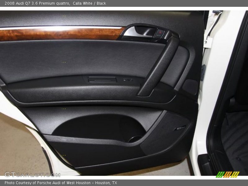 Calla White / Black 2008 Audi Q7 3.6 Premium quattro
