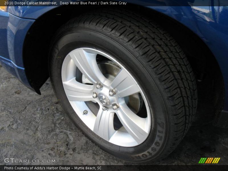 Deep Water Blue Pearl / Dark Slate Gray 2010 Dodge Caliber Mainstreet