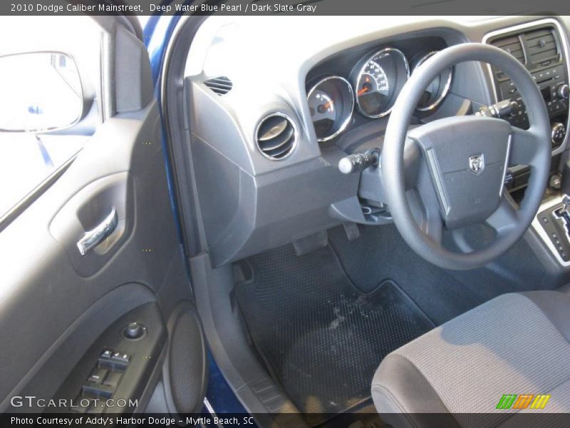 Deep Water Blue Pearl / Dark Slate Gray 2010 Dodge Caliber Mainstreet