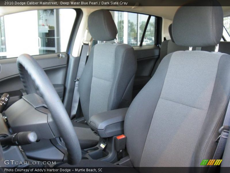 Deep Water Blue Pearl / Dark Slate Gray 2010 Dodge Caliber Mainstreet