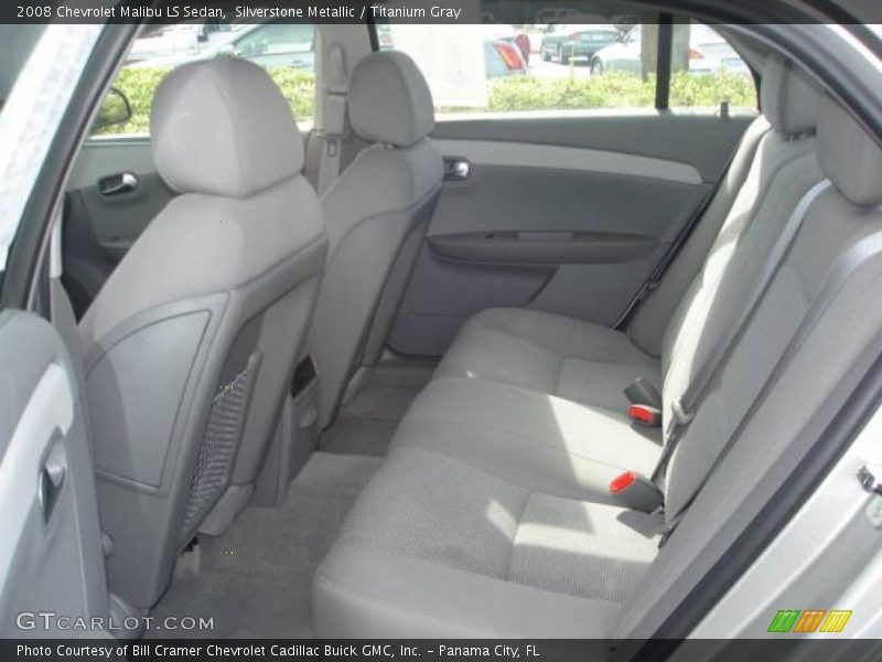Silverstone Metallic / Titanium Gray 2008 Chevrolet Malibu LS Sedan