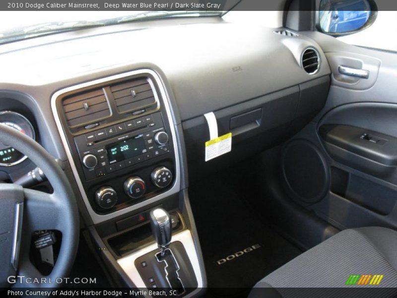 Deep Water Blue Pearl / Dark Slate Gray 2010 Dodge Caliber Mainstreet