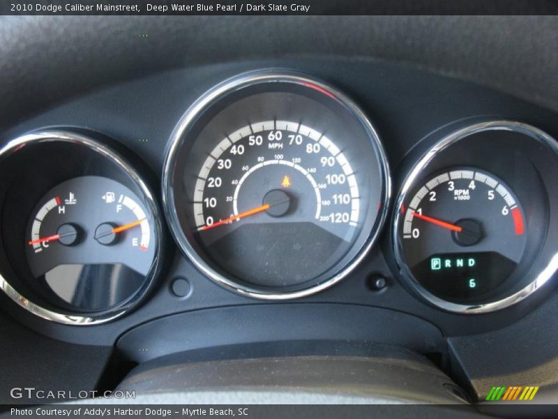 Deep Water Blue Pearl / Dark Slate Gray 2010 Dodge Caliber Mainstreet
