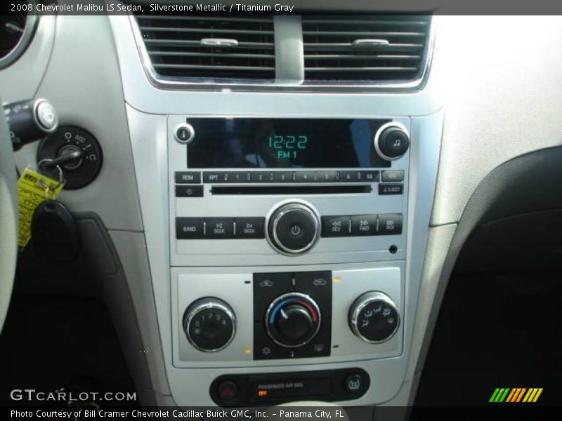 Silverstone Metallic / Titanium Gray 2008 Chevrolet Malibu LS Sedan