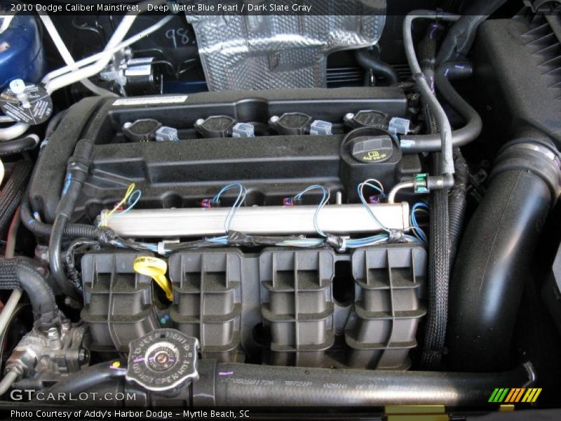 Deep Water Blue Pearl / Dark Slate Gray 2010 Dodge Caliber Mainstreet