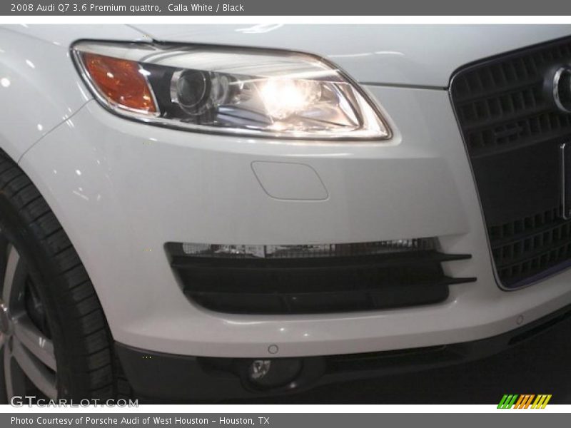 Calla White / Black 2008 Audi Q7 3.6 Premium quattro