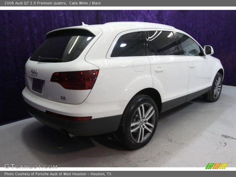 Calla White / Black 2008 Audi Q7 3.6 Premium quattro