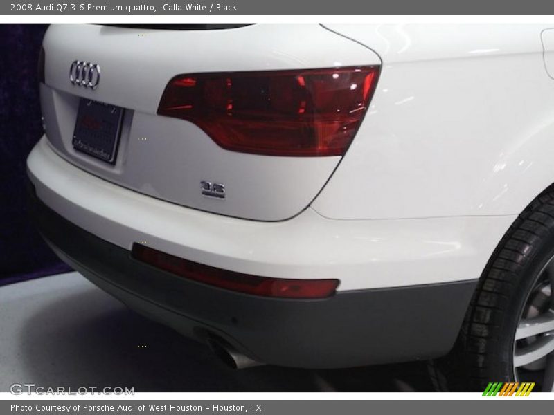 Calla White / Black 2008 Audi Q7 3.6 Premium quattro