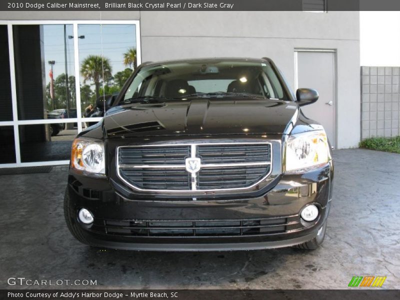 Brilliant Black Crystal Pearl / Dark Slate Gray 2010 Dodge Caliber Mainstreet