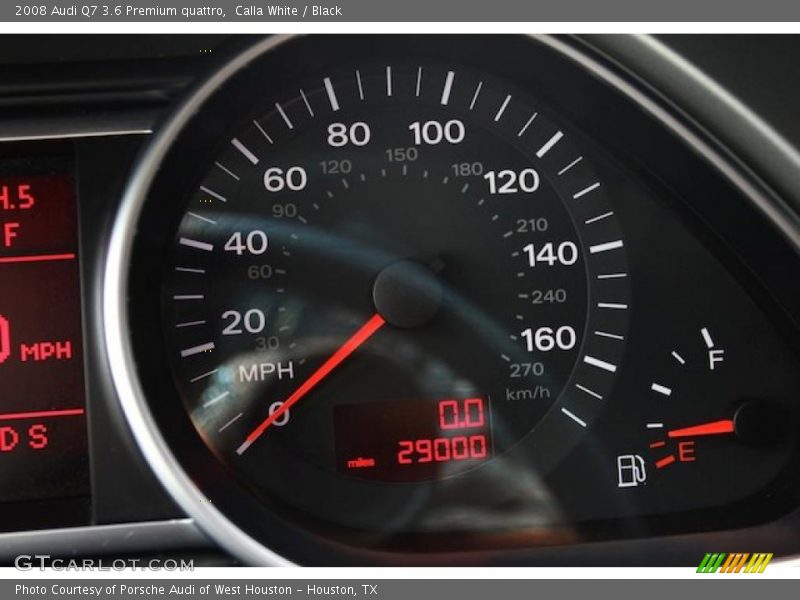 Calla White / Black 2008 Audi Q7 3.6 Premium quattro