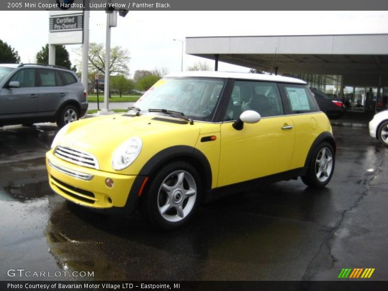 Liquid Yellow / Panther Black 2005 Mini Cooper Hardtop
