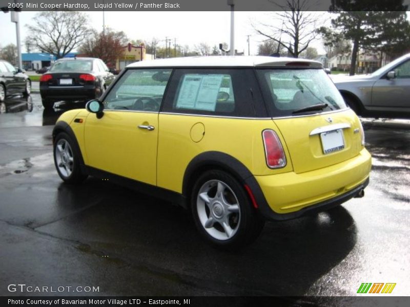 Liquid Yellow / Panther Black 2005 Mini Cooper Hardtop