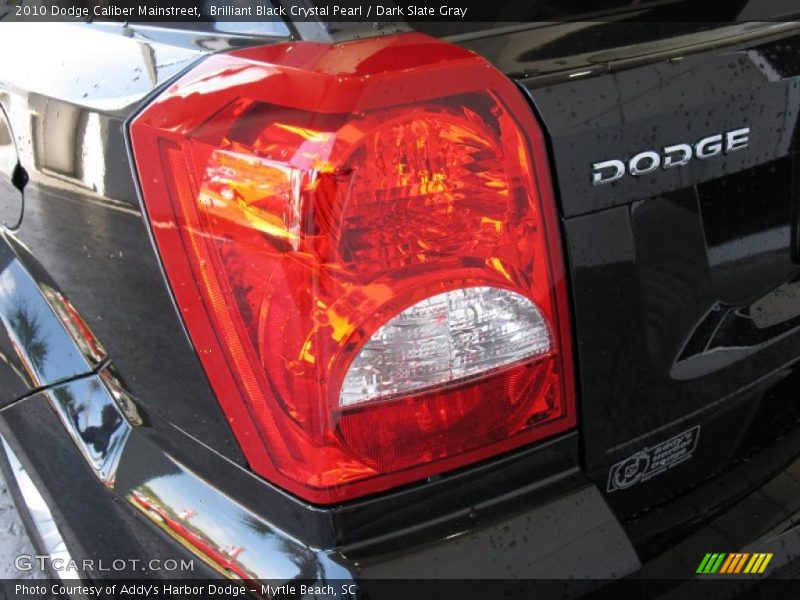 Brilliant Black Crystal Pearl / Dark Slate Gray 2010 Dodge Caliber Mainstreet