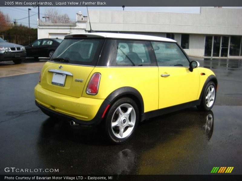 Liquid Yellow / Panther Black 2005 Mini Cooper Hardtop