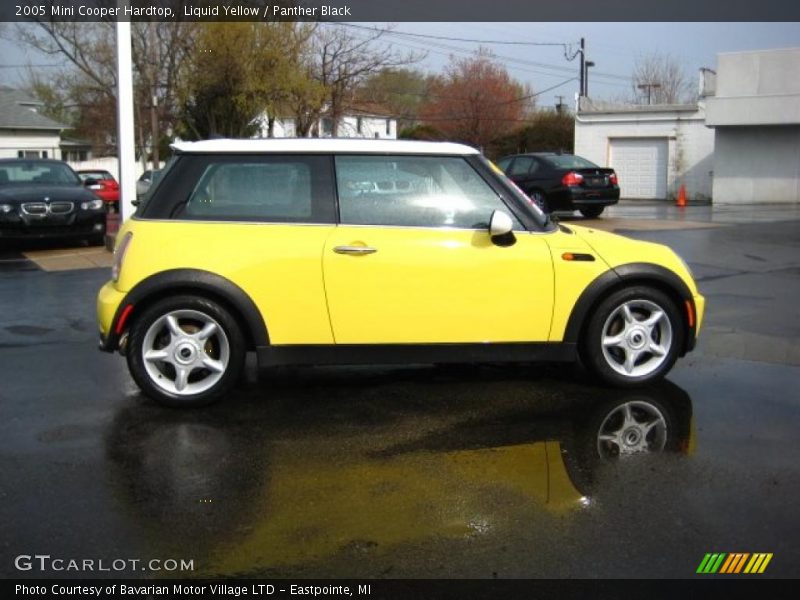 Liquid Yellow / Panther Black 2005 Mini Cooper Hardtop
