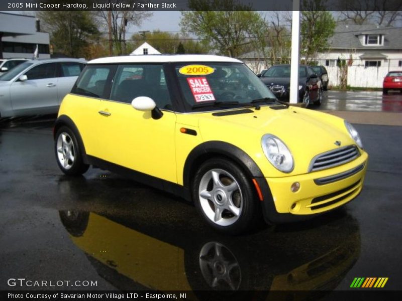 Liquid Yellow / Panther Black 2005 Mini Cooper Hardtop