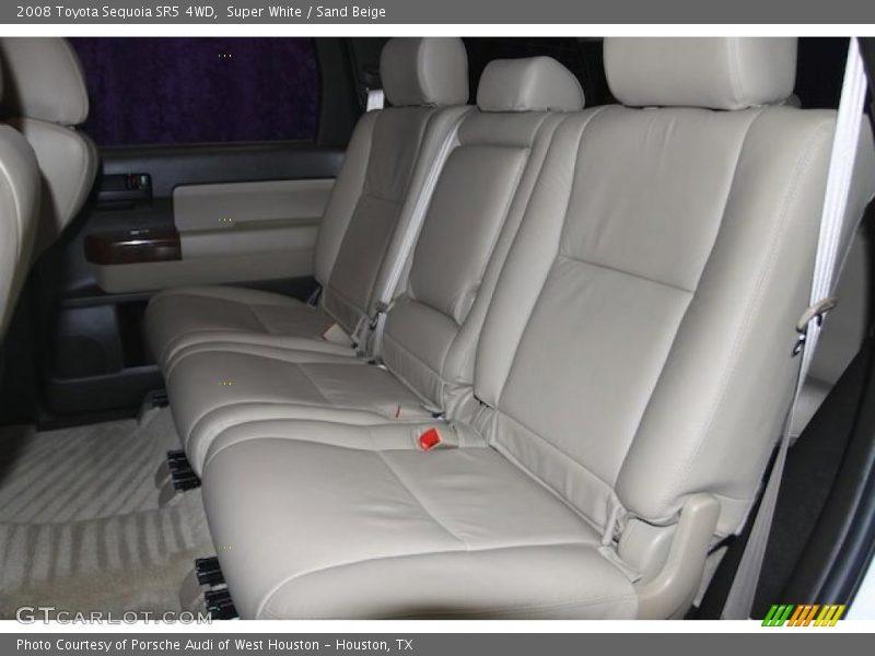 Super White / Sand Beige 2008 Toyota Sequoia SR5 4WD