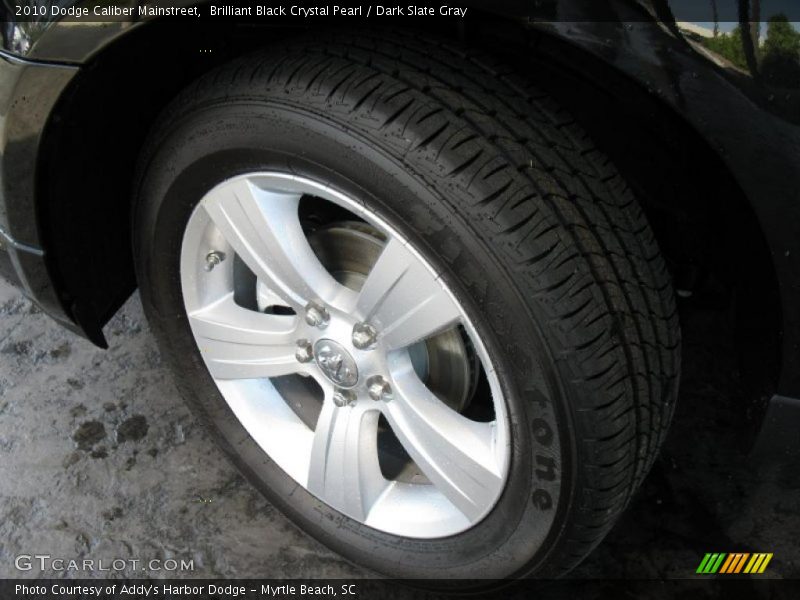 Brilliant Black Crystal Pearl / Dark Slate Gray 2010 Dodge Caliber Mainstreet