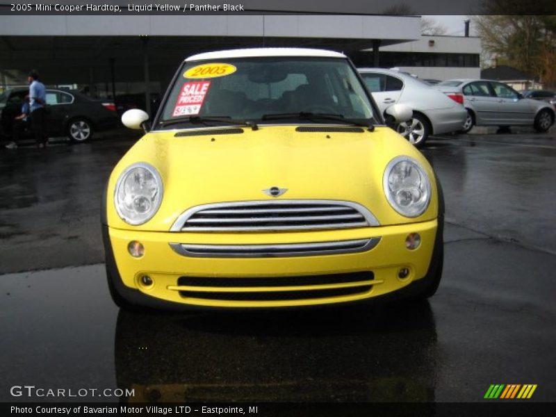 Liquid Yellow / Panther Black 2005 Mini Cooper Hardtop