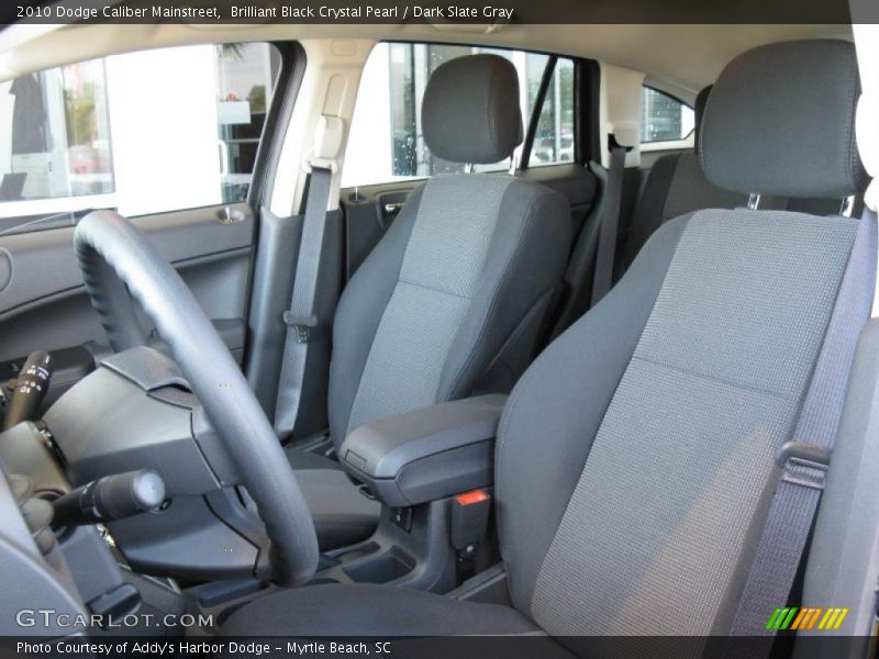 Brilliant Black Crystal Pearl / Dark Slate Gray 2010 Dodge Caliber Mainstreet