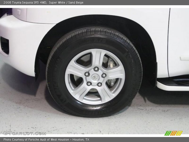Super White / Sand Beige 2008 Toyota Sequoia SR5 4WD